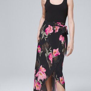 WHBM Petite Matte Jersey Midi Sandal Dress